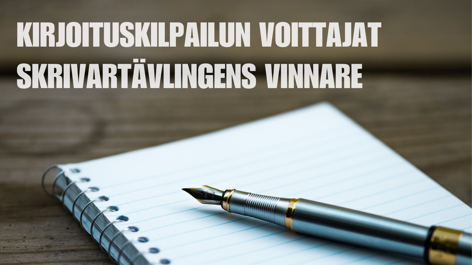 Kirjoituskilpailun Voittajat Hangon Kaupunki