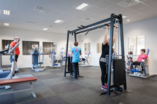 Seniorer i Idrottshusets gym Seniorer i Idrottshusets gym