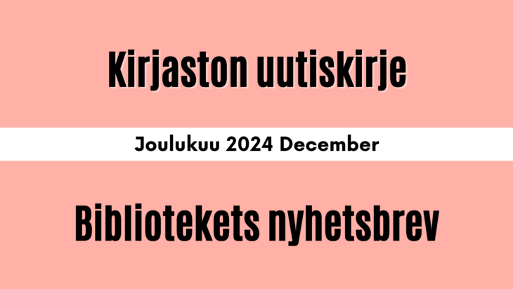 Uutiskirjeen juliste