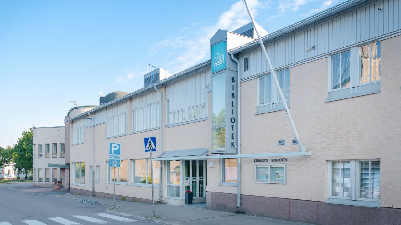 Bibliotekets fasad