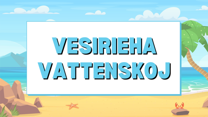 Vattenskojets affisch