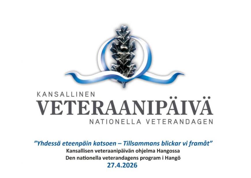 Teksti Kansallinen veteraanipäivä Nationella veterandagen