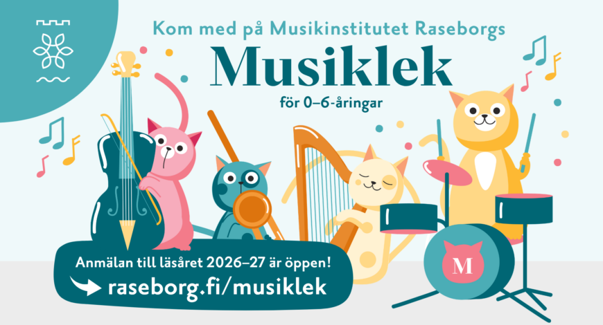 Katter spelar instrument