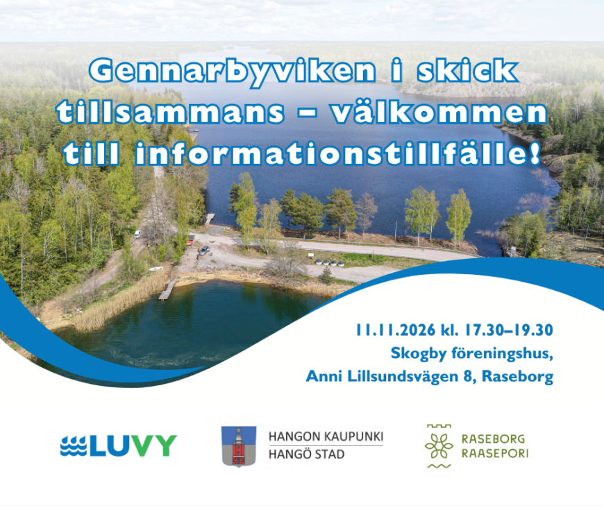 Gennarbyviken i skick tillsammans